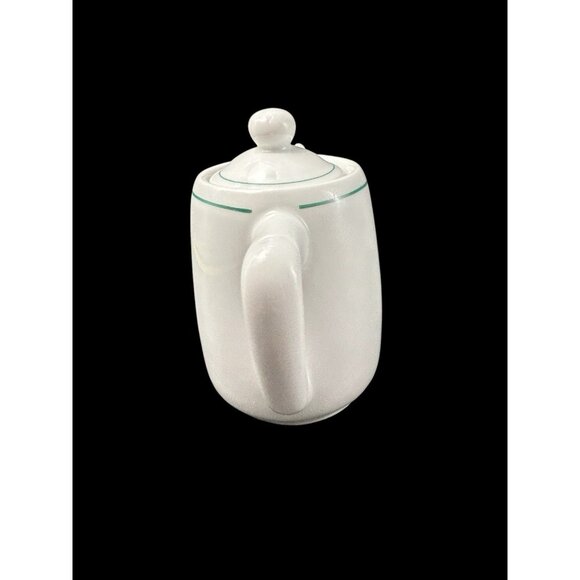 Individual Tea Coffee Pot Bauscher Weiden Porcelain Restaurant ware Green Stripe - Picture 6 of 10